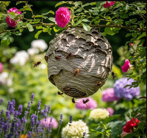 1. Reconnaître la présence d’un nid de frelons dans son jardin